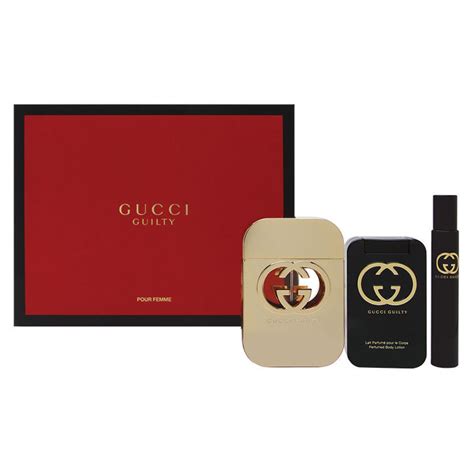 gucci guilty gift set for her 75ml